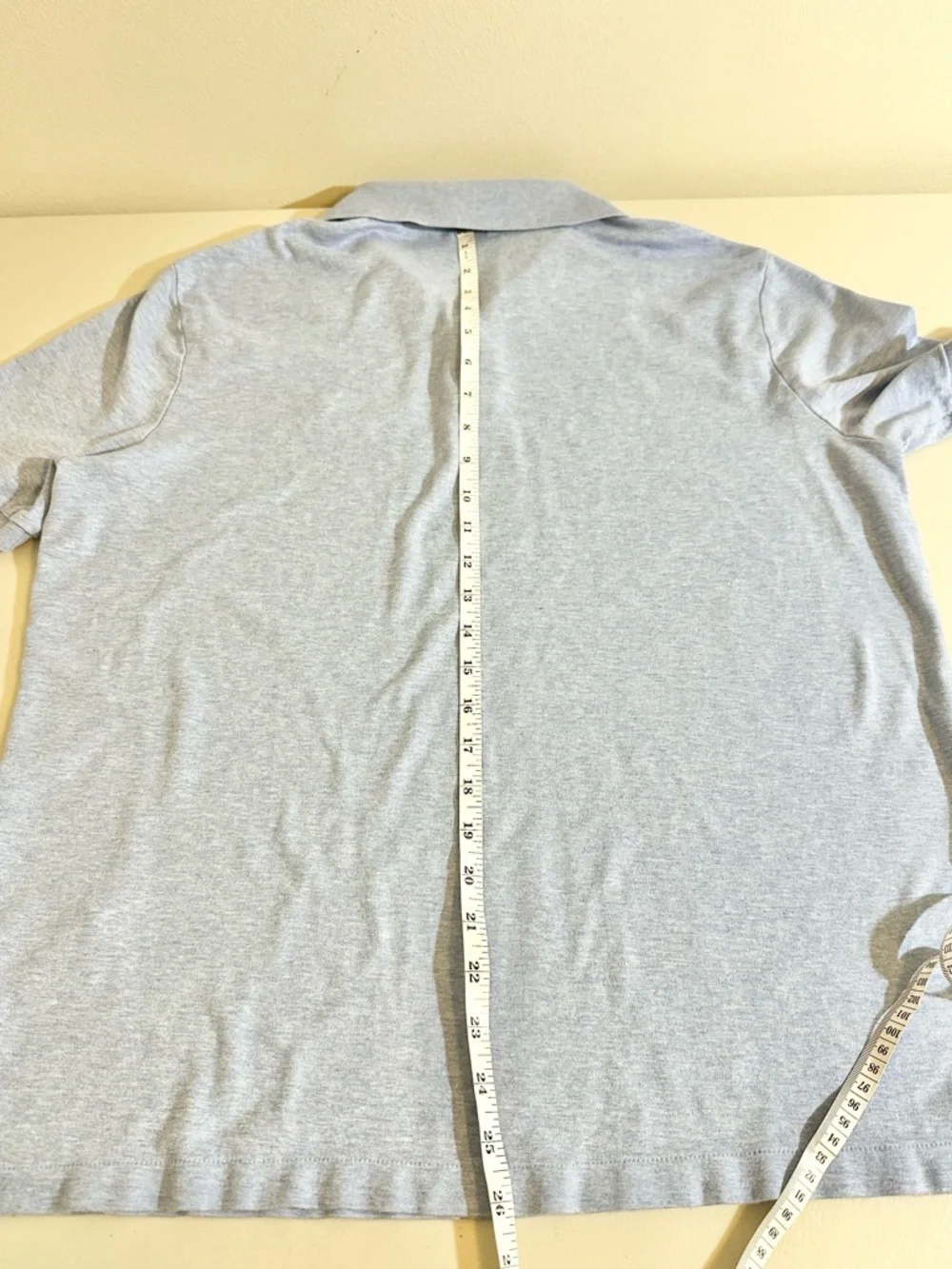 Polo by Ralph Lauren Heather Light Blue Polo Large Red Pony Short Sleeve Preppy